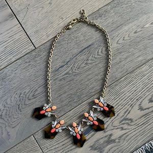 JCrew Tortoise Statement Necklace